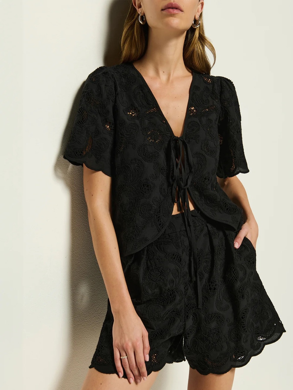 Nation LTD | Rosalyn Tie Top size XL NWT